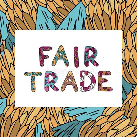 Fair Trade Cartoon Illustrations, Royalty.